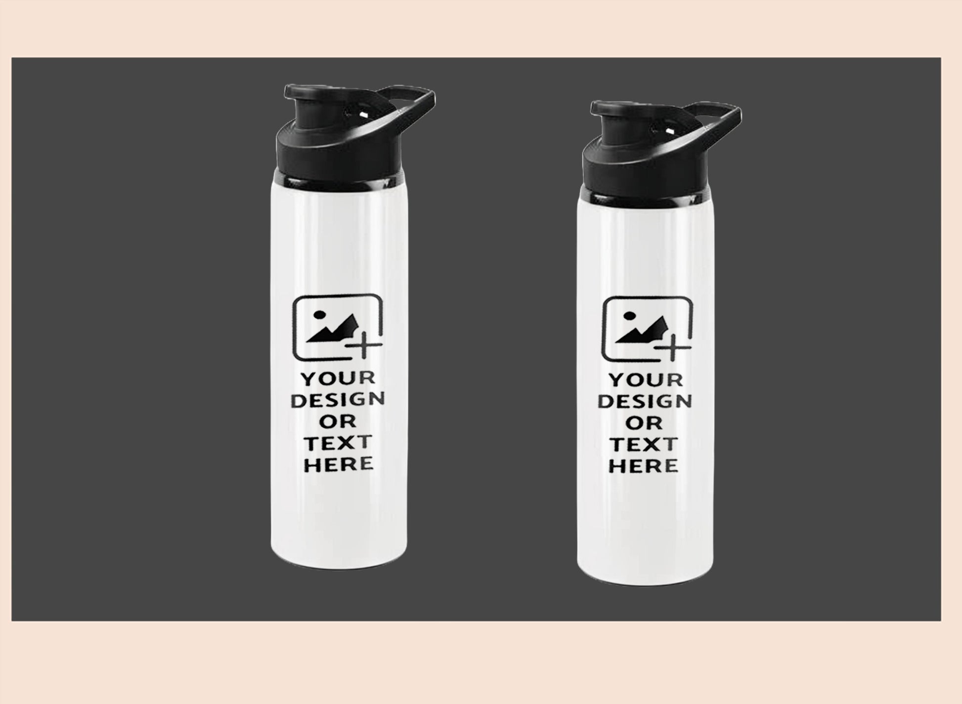 700 ml BPA-free bottle with secure cap and matte finish – leak-proof, customizable, and ideal for kits, giveaways, and bulk branding by GiliGily.
