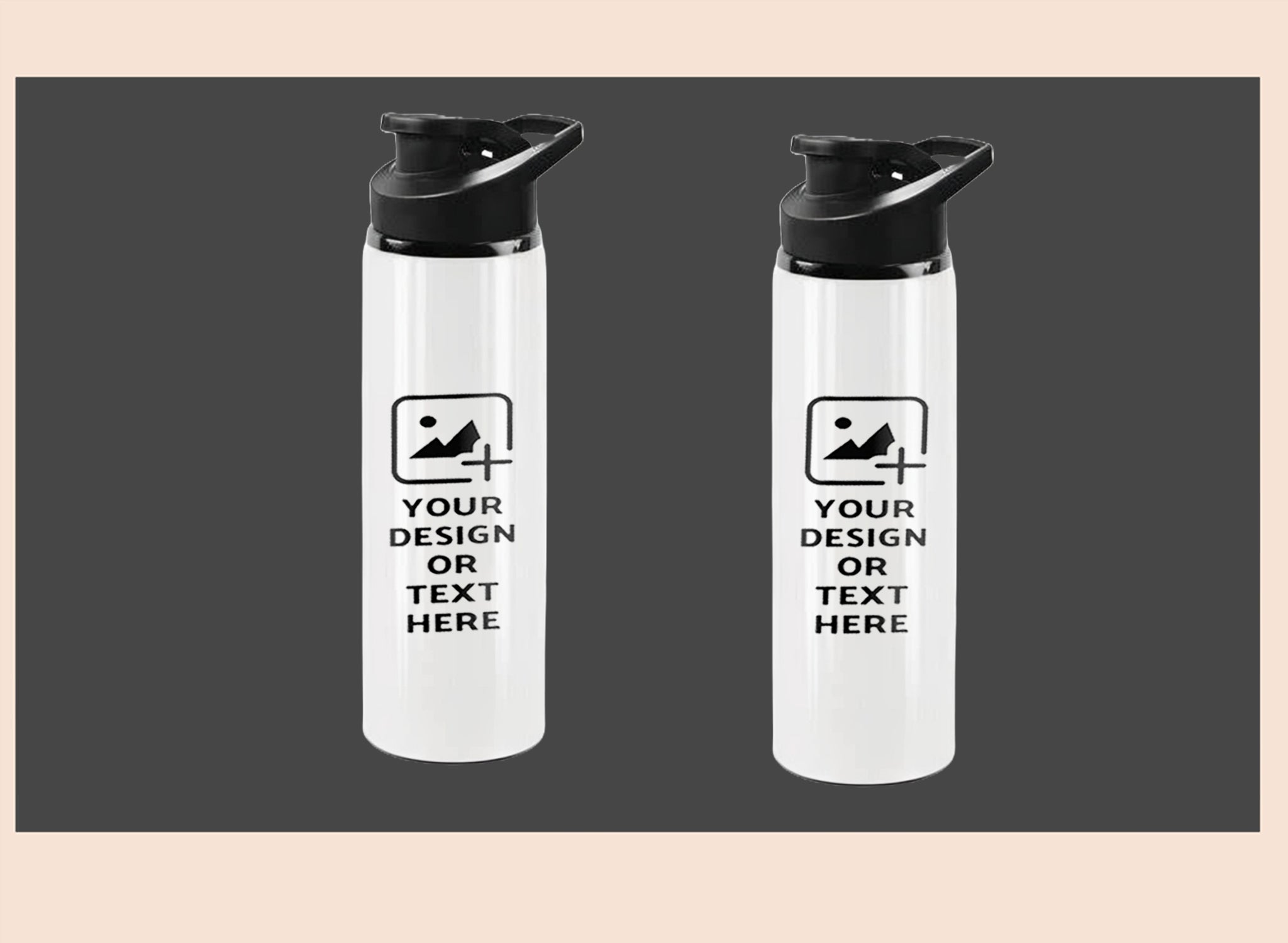 700 ml BPA-free bottle with secure cap and matte finish – leak-proof, customizable, and ideal for kits, giveaways, and bulk branding by GiliGily.