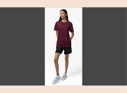solid-cotton-round-neck-wine-woman-front