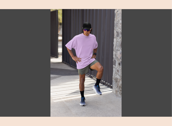 Lavender Drop Shoulder T-Shirt – Solid & Customizable | GiliGily