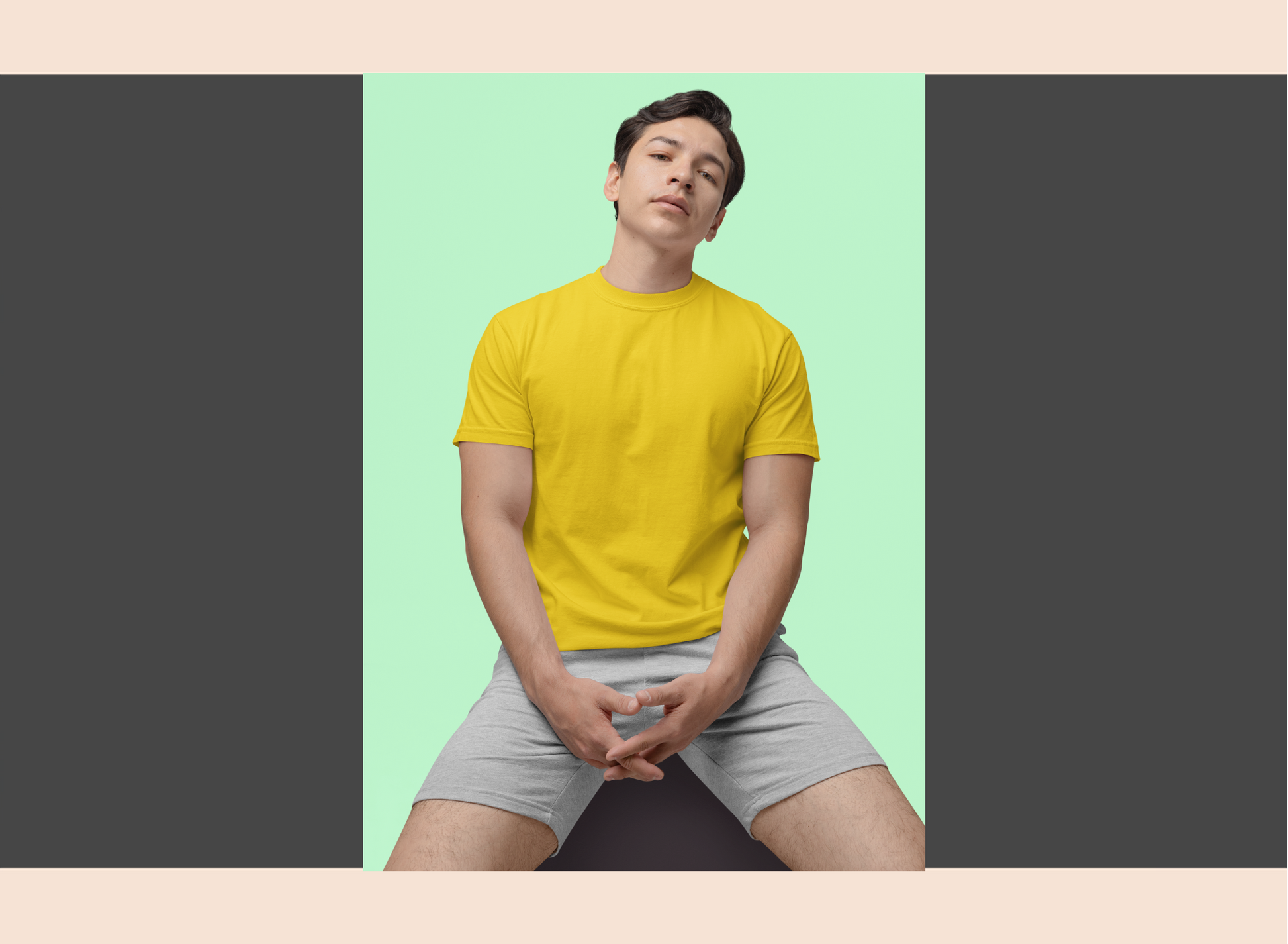 solid-max-dry-round-neck-yellow-man-front