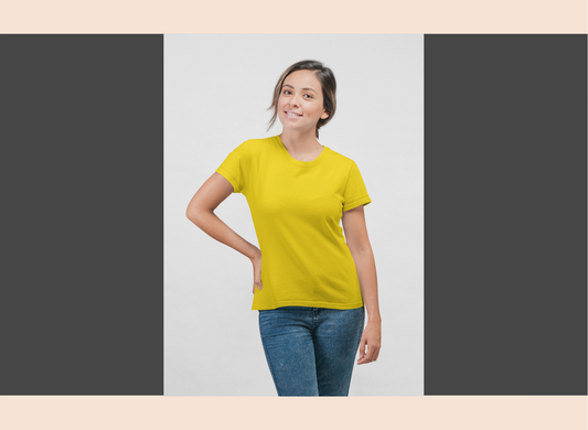solid-max-dry-round-neck-yellow-woman-front