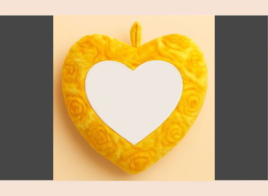 yellow-gulab-fur-heart-cushion